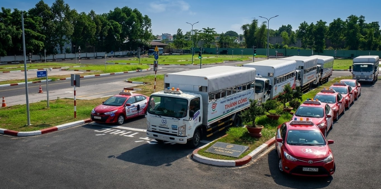Đội xe thực hành Trung Tâm Thành Công